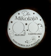 Świąteczna Podkładka na Kominek – Dla Mikołaja