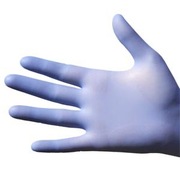 RĘKAWICE RĘKAWICZKI NITRYLOWE BEZPUDROWE 200 szt L