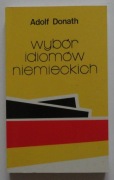 Wybór idiomów niemieckich     Adolf Donath