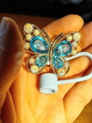 Zatyczka na słomkę Motyl 