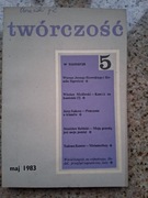 Twórczość nr 450 (5/1983) Tadeusz Kantor -Metamorfozy; J. Ficowski -Wiersze