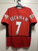 Koszulka Retro Vintage Manchester United David Beckham 7 Nike Vodafone M/L