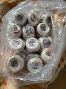 Nici do szydełkowania zestaw 12 szt po 50g, tureckie, bawełna, mlecz. biel 