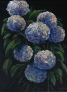 Hortensje 30x40 Akryl na płótnie 
