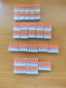 szybkozłączki elektryczne (zamiennik Wago) drut, linka 0,14-4,0 mm, 32 A