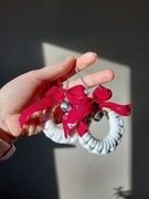 Zawieszki ozdoby choinkowe makrama na choinkę handmade