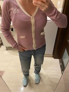 Wrzosowy sweterek Pepe Jeans r. XS