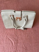 Torebka damska skórzana kremowa David Jones