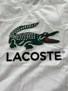 Koszulka T-shirt Lacoste biała logo