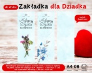 Zakładka do książki dla Dziadka do druku A4 PDF