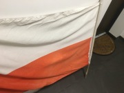 2 flagi Tyskie 90/90+flaga Polski 68x90 +2uchwyty