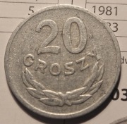 Moneta 20gr z roku 1962