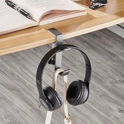 WIESZAK UCHWYT NA SŁUCHAWKI TORBĘ PLECAK METALOWY DO BIURKA BLATU PRZYKRĘCA