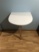 Biały dębowy stolik kuchenny