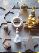 Ozdoba świąteczna w stylu Boho, eko bombka 011