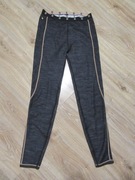 SNJOR damskie getry termiczne ciemny grafit 100% wełna _ S