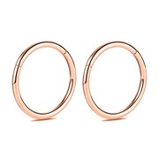 2x kolczyk kółko 18G tytan 12mm clicker helix/nos/tragus