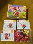 Zestaw lego creator 3w1 czerwony smok