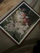 Ręcznie wyszywany obraz święty 