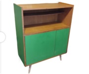 Regał szafka PRL patyczak po renowacji