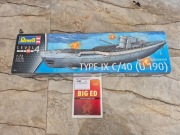 Germany submarine IXc/40 U190 Revell 05133 skala 1/72