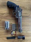 Rewolwer wiatrówka Dan Wesson 6” BB 4,5mm srebrny