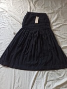 czarna spódnica długa maxi haftowana  bec+bridge S gotycka alternative