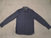 Granatowa elegancka wzorzysta koszula White Stuff Slim Fit S jak nowa