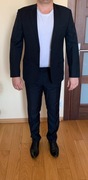 Czarny męski garnitur Vistula