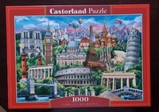 Puzzle 1000 el. Castorland , " Słynne zabytki ".
