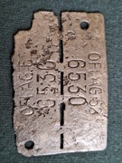 Nieśmiertelnik OFLAG oryginał