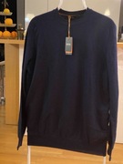 Sweter męski firmy Hugo Boss ciemny granat rozmiar XXL Wełna