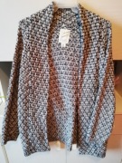 Damski sweter Diverse rozmiar M pleciony szary