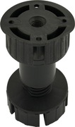 Nóżka meblowa regulowana czarna 10 cm (regulacja 8,5-12 cm)