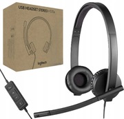 słuchawki Logitech H570e Stereo do pracy do rozmów NOWE