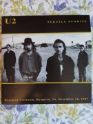 U2 Tequila Sunrise 2x Vinyl LP Limited Edition Live Recorded Yellow Discs