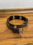 Świecący pasek z dużymi dziurami paseczek brokat HM rozmiar 75 cm