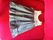 Sukienka rozm 62 ala jeans i haft