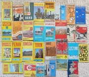 Mapy Plan Miasta Zestaw, kolekcja 55 sztuk 