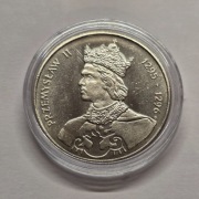 100 zł złotych 1985 Przemysław II w kapslu Real foto Stan 1/-1