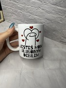 Kubek WALENTYNKI 330 ml jesteś moim ulubionym debil*m