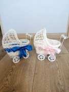 Wózeczki koszyczki oczepinowe