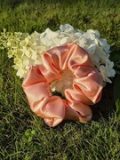 Gumka do włosów satynowa M mocna, akcesoria do włosów panieński B32