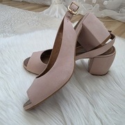 Skórzane eleganckie klasyczne ponadczasowe sandały Gino Rossi rozm. 35,5-36