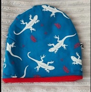 Czapka i komin z dresówki i polara 