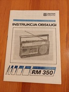 Instrukcja obsługi RM 350 + schemat