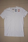 TOMMY HILFIGER KOSZULKA MĘSKA T-SHIRT BIAŁY r. L