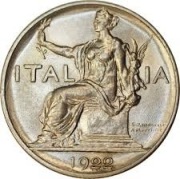 1 LIRA WŁOSKA Z 1922 