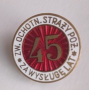ZA WYSŁUGĘ LAT -  45 OSP