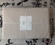 Zasłony płócienne w stylu boho bawełna 100% beżowe